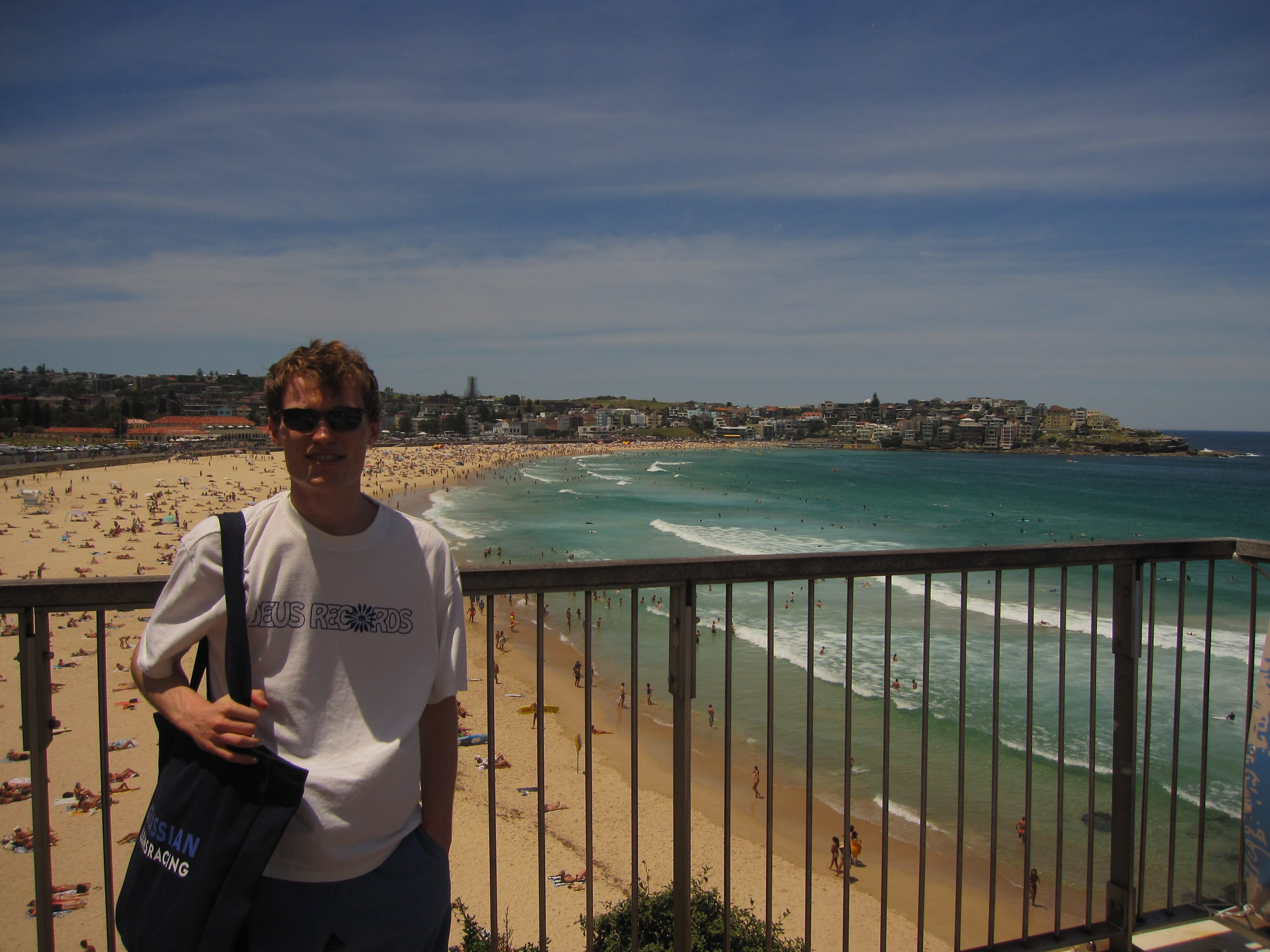 Bondi Beach on a sunny afternoon
