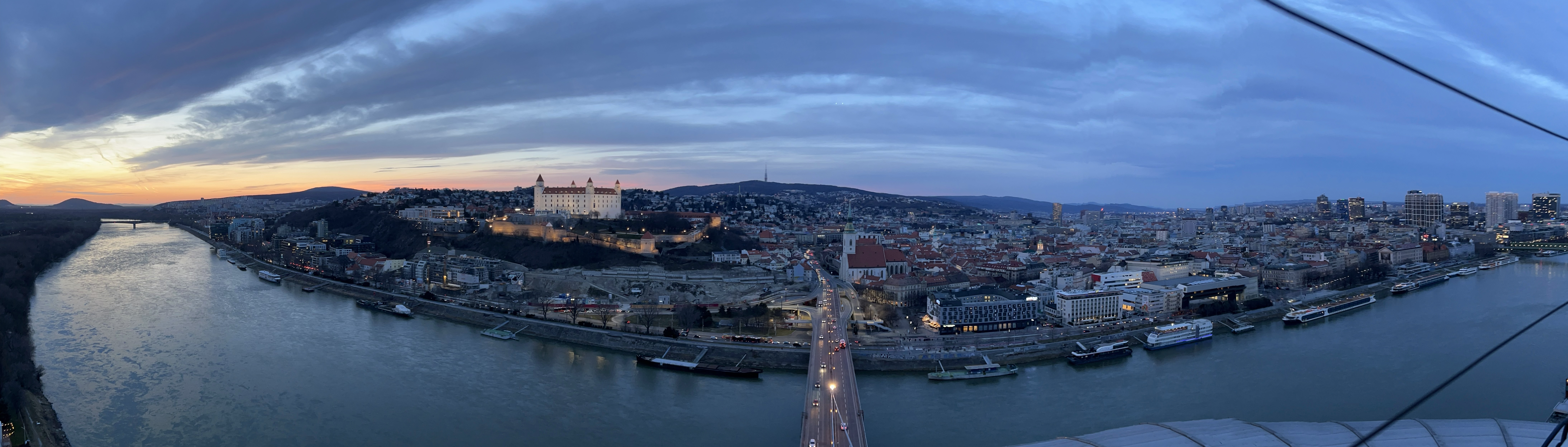 View across Bratislava